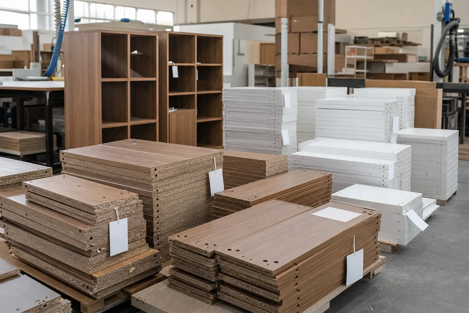 Repeat MDF components for commercial furniture manufacturing