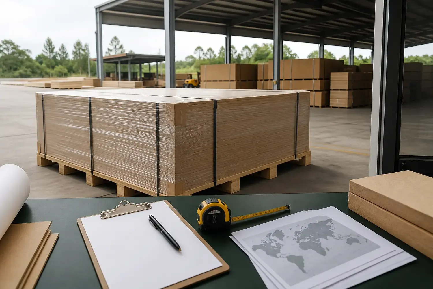 MDF RFQ packaging and international shipment planning
